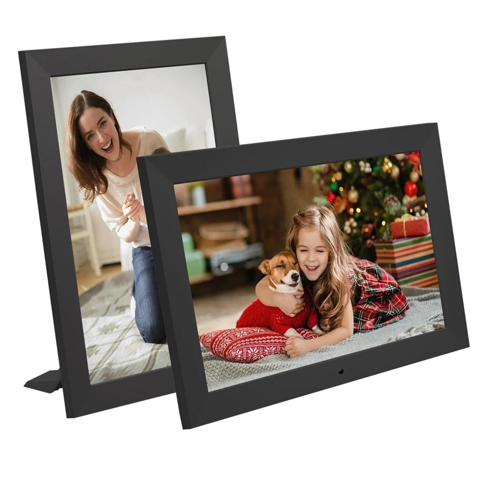 Photo Frames Photo Frame Picture Frames 1280 * 800 Full-View Screen Album Clock Calendar Video Player With Remote Control