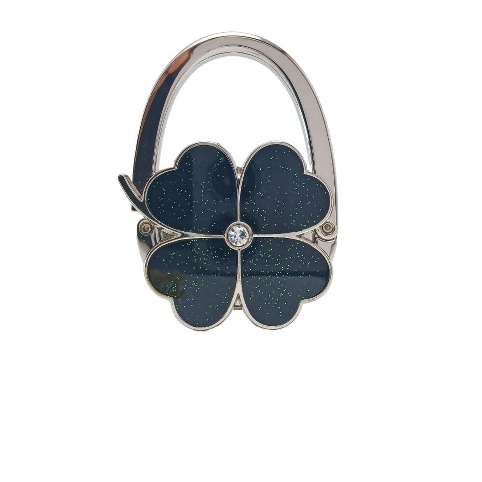 DUEXIOLY Bag Hooks for Table Foldable Handbag Hook for Women Purse Holder Portable Durable Hanger for Table for Storage(Black)