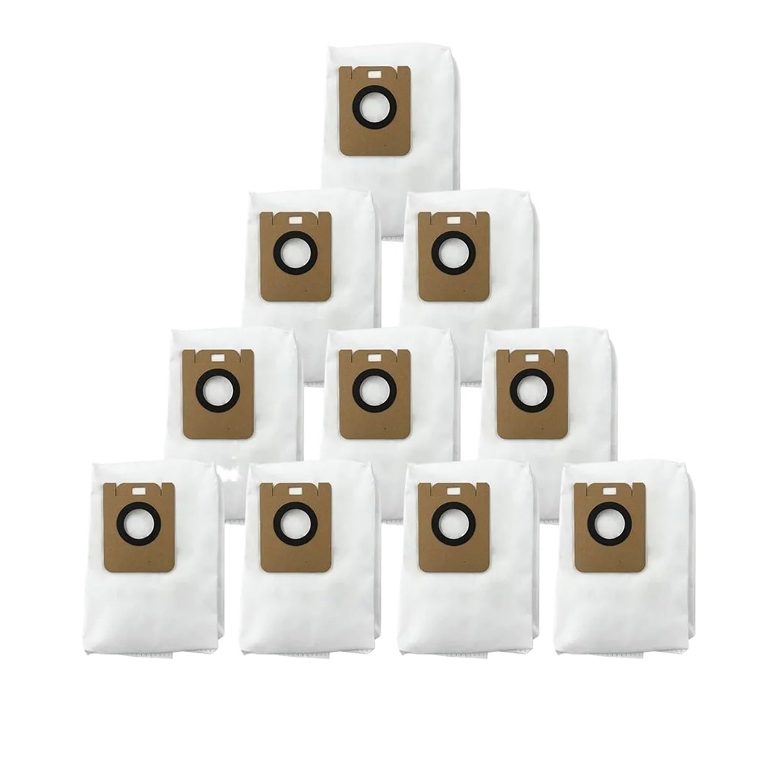 Replaceable Vacuum Cleaner Bags. Compatible For Dreame Bot Z10 Pro / L10 Plus, Auto-Empty Robot Vacuum 4L Dust Bag Replacement Spare Part Accessory (Color : 10 Pcs)