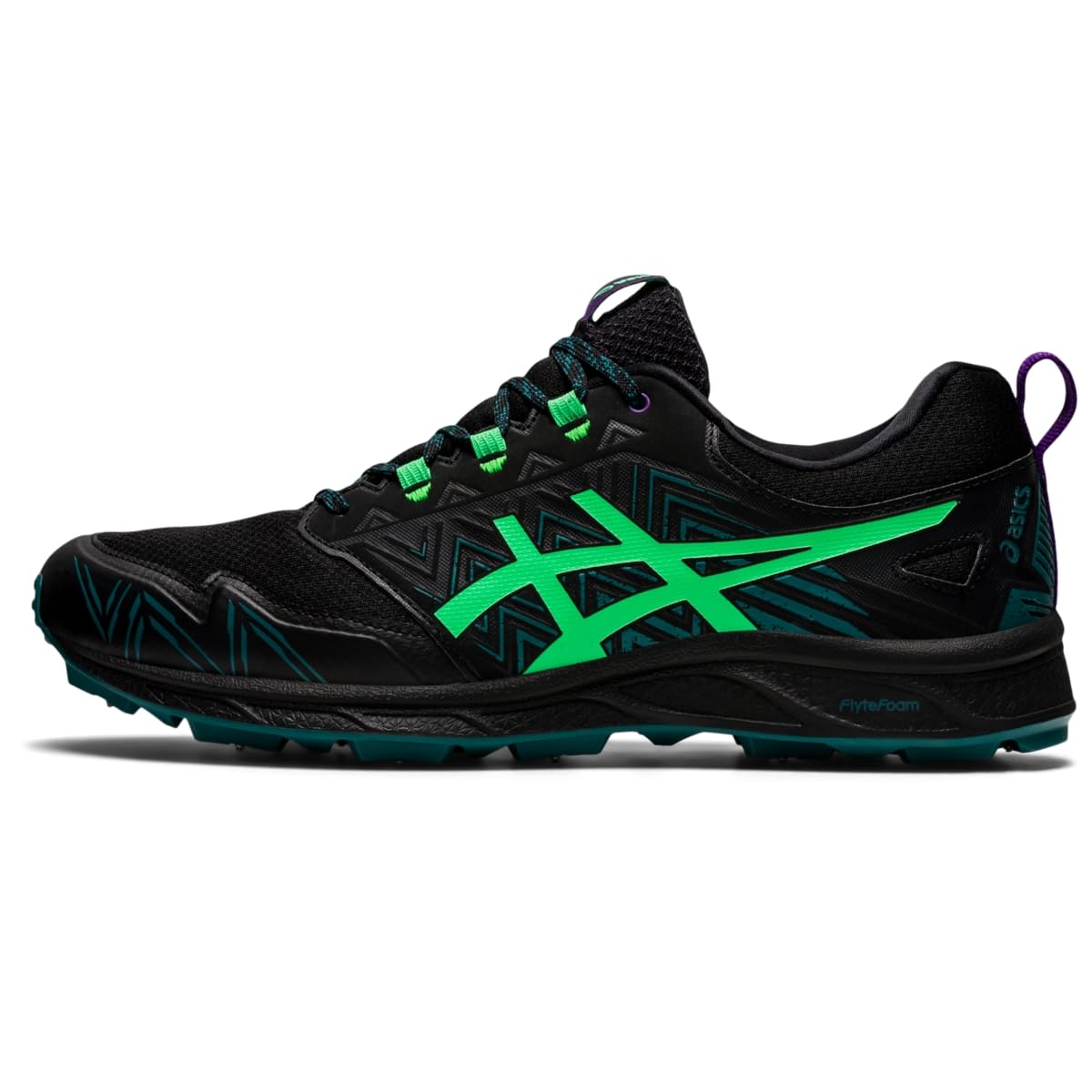 ASICS Men's Gel-FujiSetsu 3 G-TX Running Shoe, 9, Black/NEW Leaf