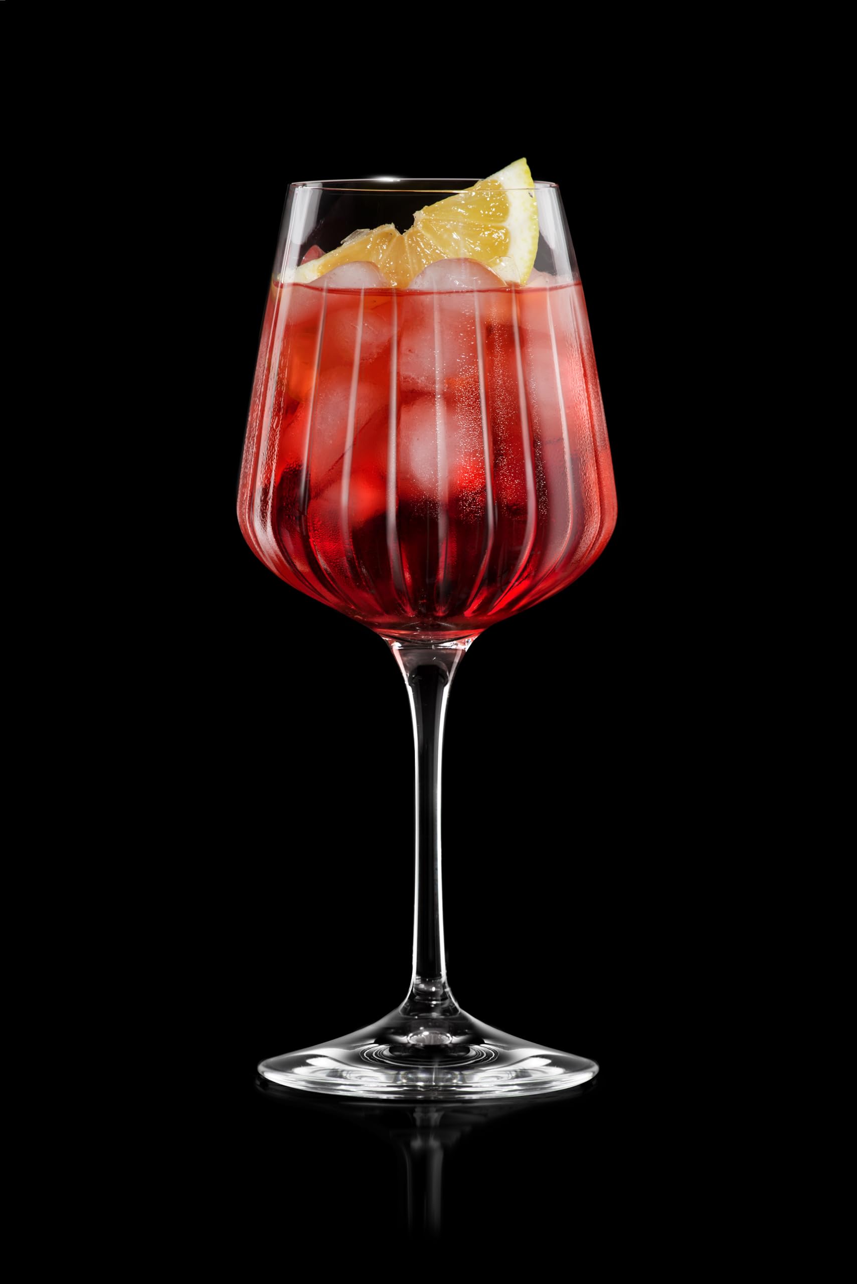 DIAMANTE Crystal Spritz Broadway Cut Lot de 2 verres en verre Motif Broadway Idéal pour Aperol Spritz, Wine Spritzer, Gin Fizz