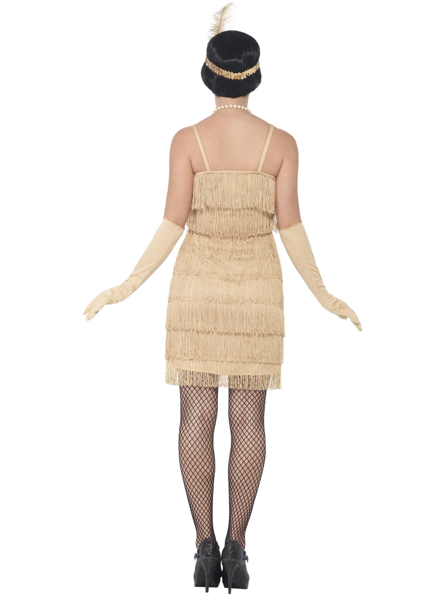 Smiffys Déguisement - Femme - Danseuse de Charleston, Doré