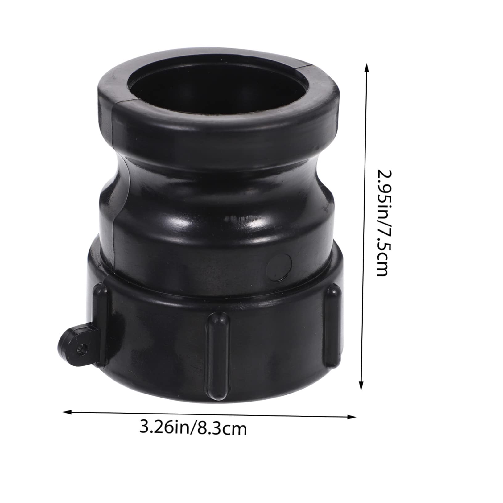 COSMEVIVI 3pcs 2 Ibc Tote Connector 2 Inch Plastic Hose Cam Fitting Quick Disconnect Adapter