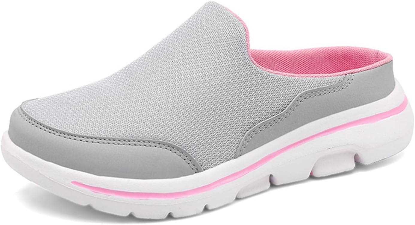 Slip On Clogs for Women Men Backless Closed Toe Slides Comfortable Lightweight Platform Walking Mules Indoor Outdoor House Casual Clog Mesh Breathable Slippers