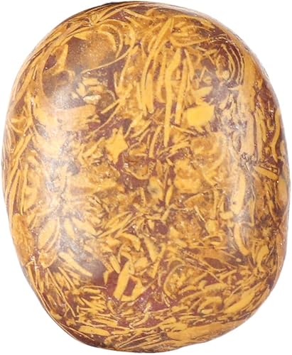 GEMHUB Natural Jasper Oval Cabochon Brown Color 24.65 CT. Healing Crystal Loose Gemstone Perfect for Pandent Making