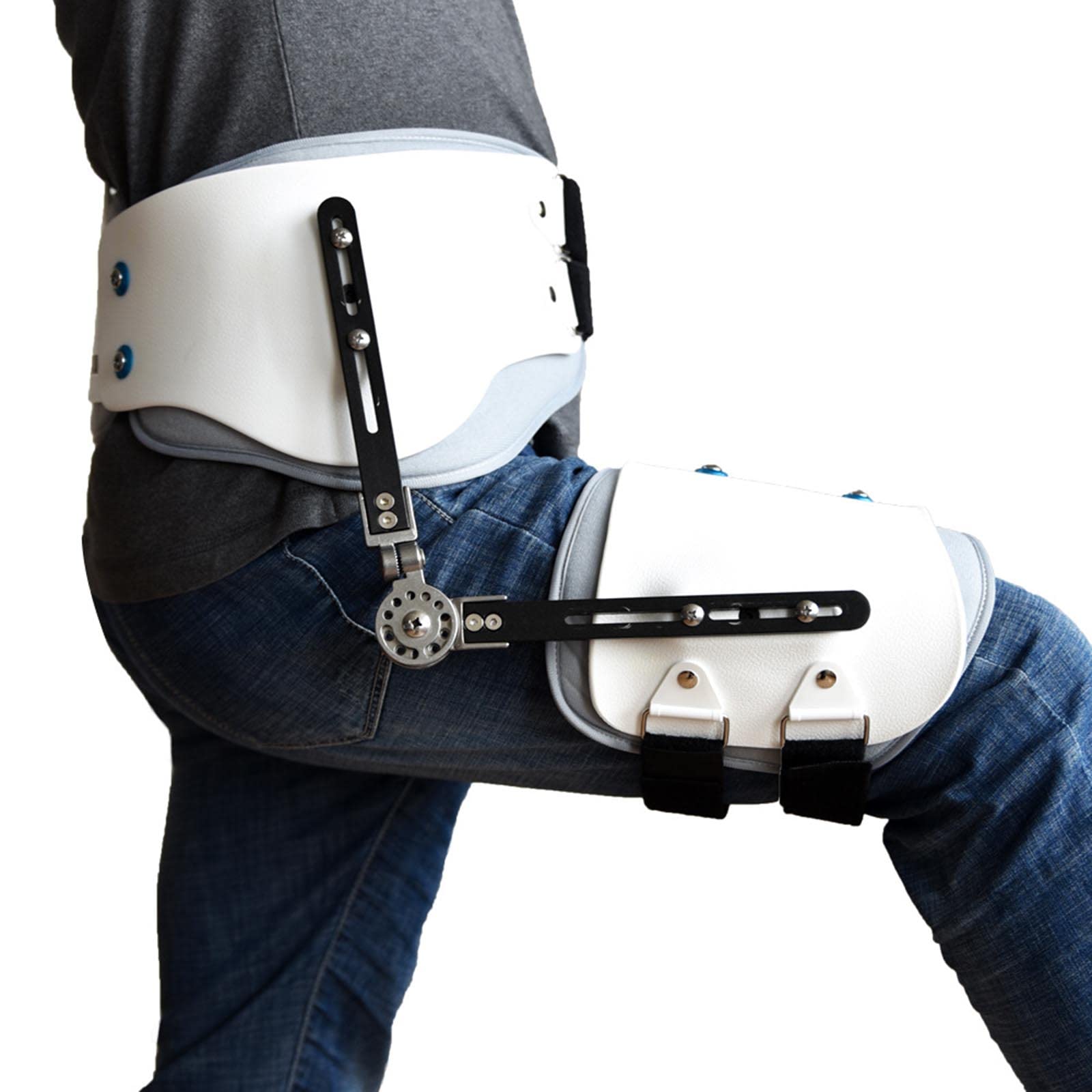 Stabilizator stawu biodrowego Brace stabilizator stawu biodrowego ochrona stawu urządzenie mocujące orteza stawu biodrowego wsparcie Brace na rwa kulszowa ulga w bólu kobiety mężczyźni,Bilateral