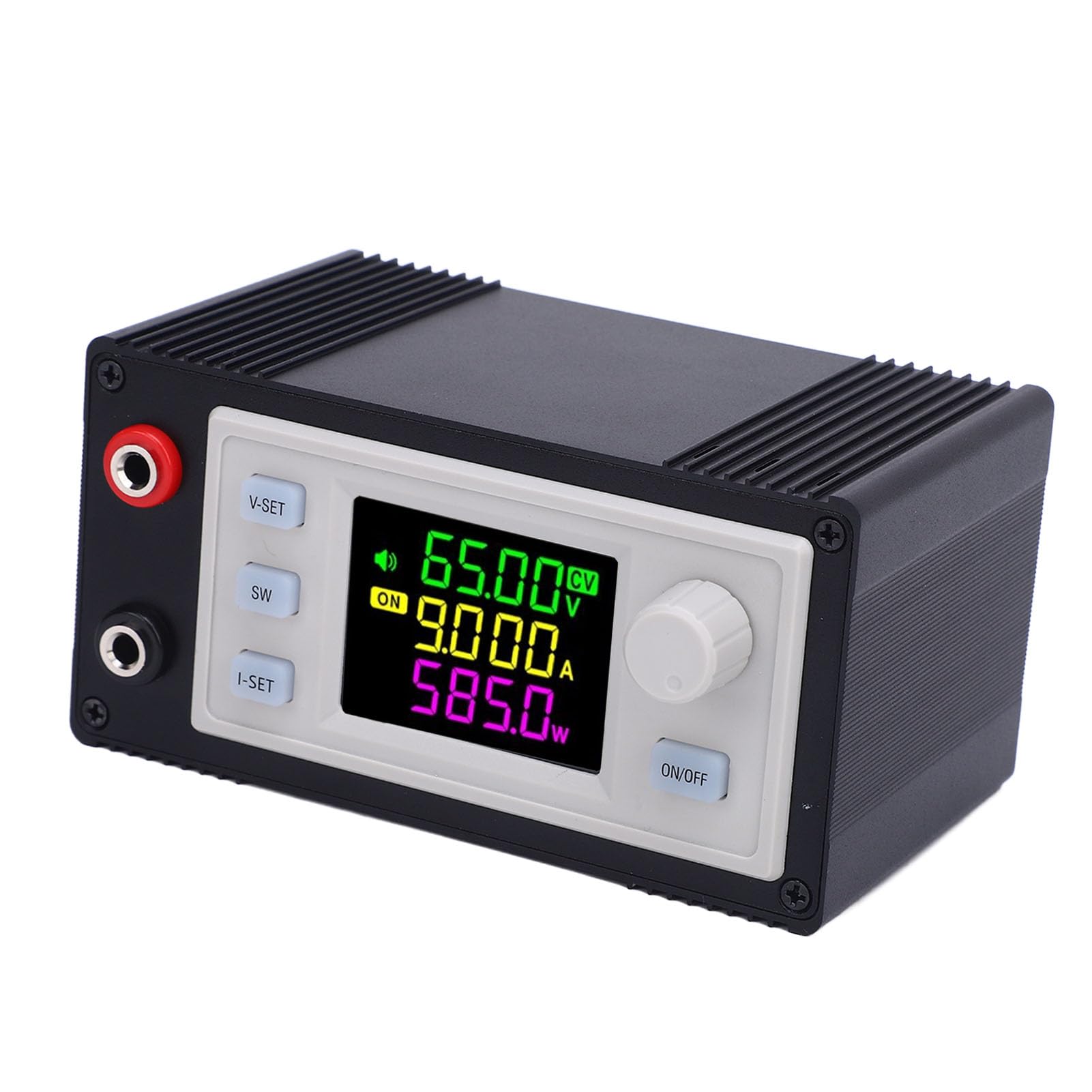 Socobeta Regulador de Voltaje CC a CC Ajustable Salida Eficiente de 585 W para Controladores LED Fuente de Alimentación de Laboratorio, Material ABS