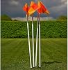 Mitre Foldable Football Corner Flags | Set of 4 | Training Equipment Flags
