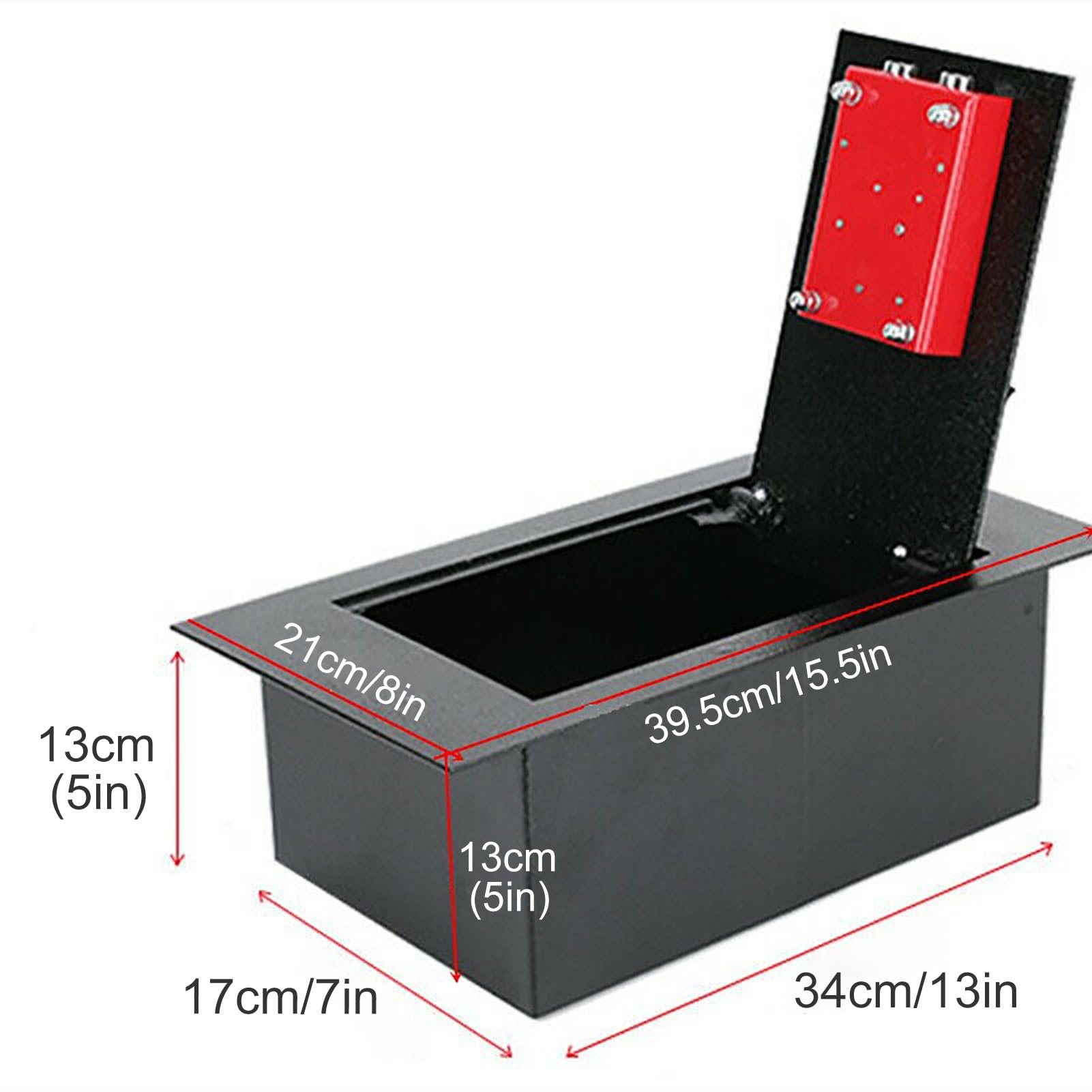 Versteckter Safe Möbeltresor Zum Einmauern Tresor mit Schlüssel Mini Safe Feuerfest Bodentresor für Zuhause, Büro