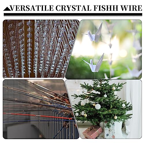 Image of 200 Meters Fishing Line, 0.8mm 57LB Clear Nylon Fishing Line for Fishing, Hanging, Crafts