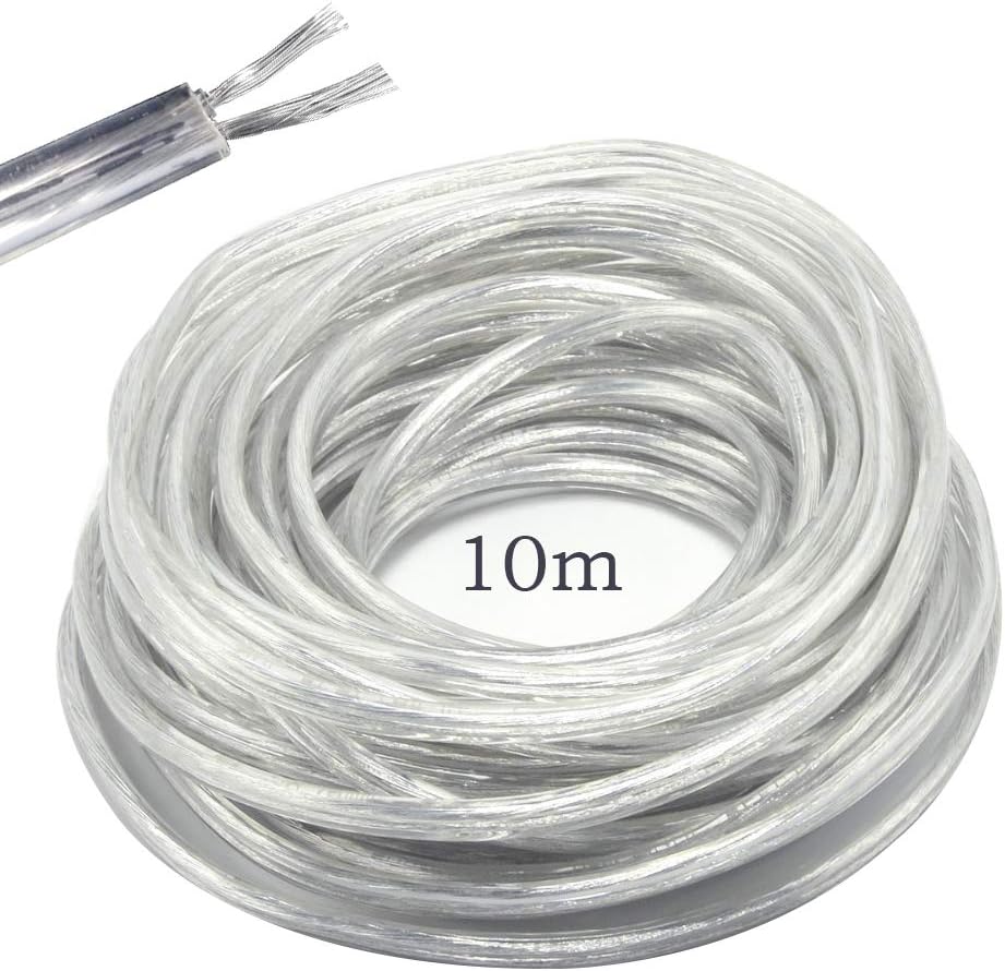 Câble parallèle EDM 28750 Blanc/Gris 10 m Bobine Audio main image 1