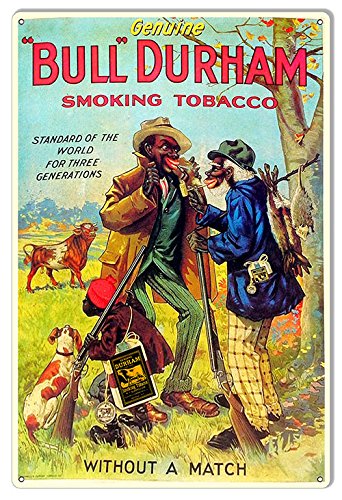 bull durham smoking tobacco poster value Amazon.com: Victory Vintage Signs Bull Durham Cigar Tobacco Advertisement  Garage Shop Art Reproduction Sign 12x18 : Home & Kitchen