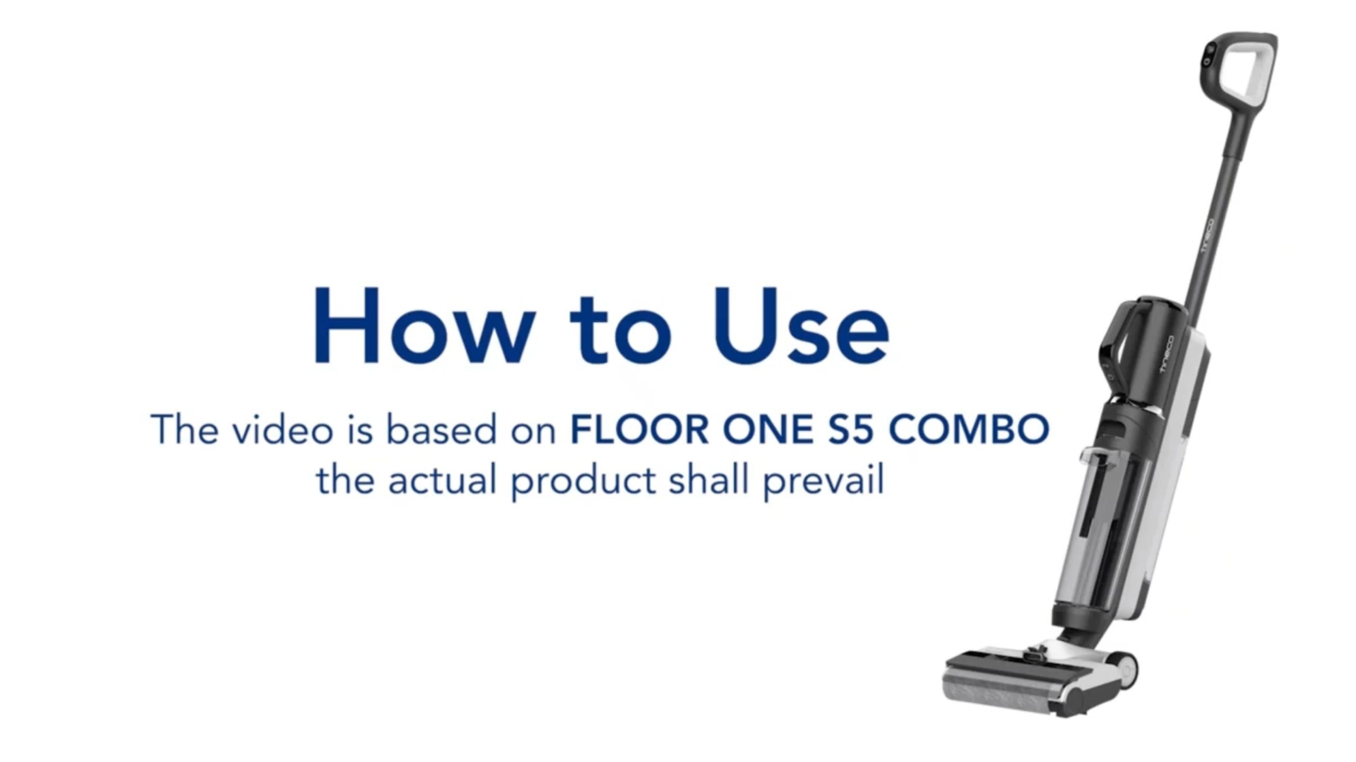 Tineco S5 Combo Cordless Wet & Dry Vacuum Cleaner, Converts to