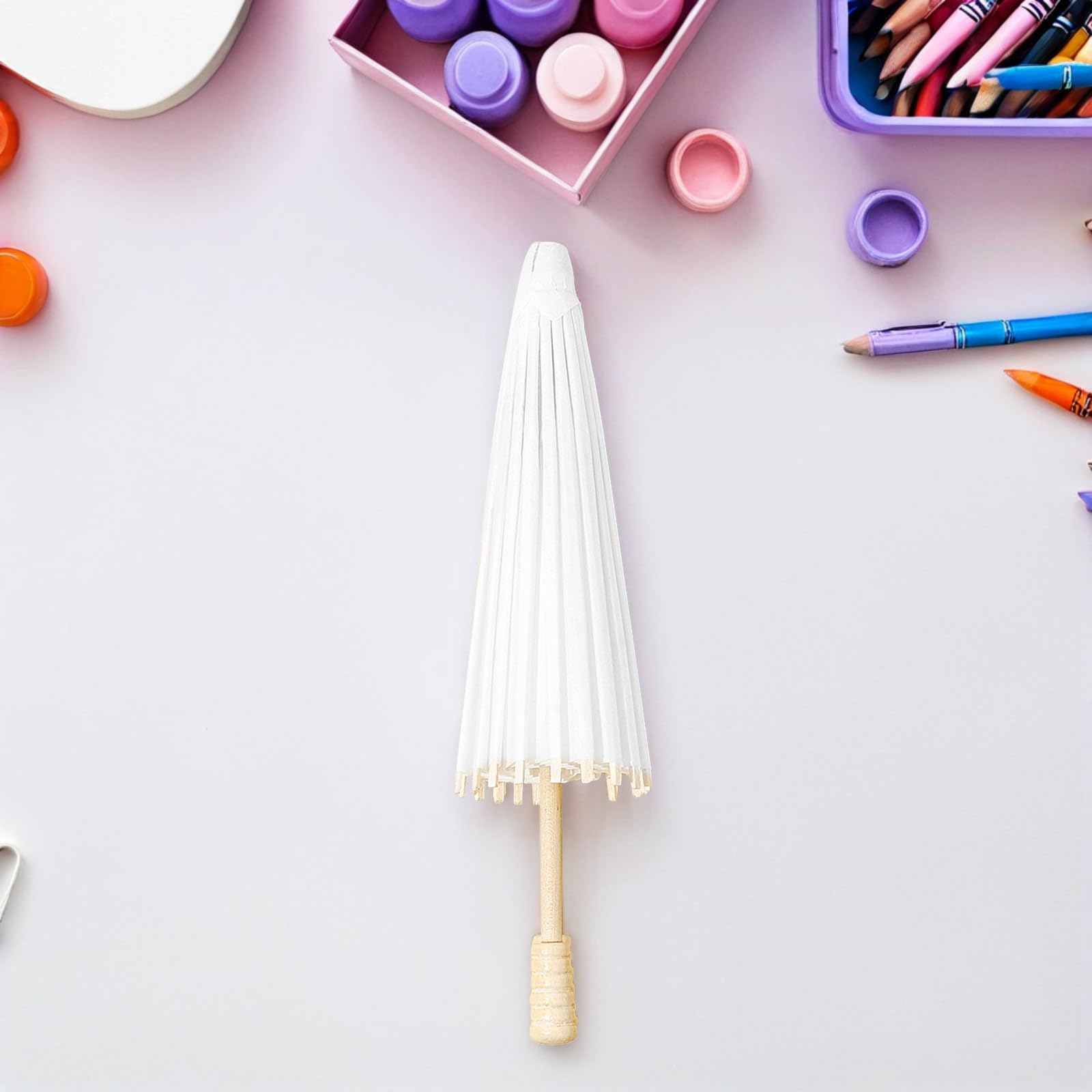 5 handgefertigte, geölte Sonnenschirme – Klassische Tanzschirme für Hochzeitsdekoration und DIY-Kunst – Orientalische Sonnenschirme für DIY-Malerei und Deckendekoration, 84 cm/33 Zoll