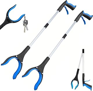 Grabber Reacher Tool 2-Pack ,83cm Grabber, with 360° Rotating Jaw & Magnet,Grabber Tool for Elderly, Mobility Aid Reaching...