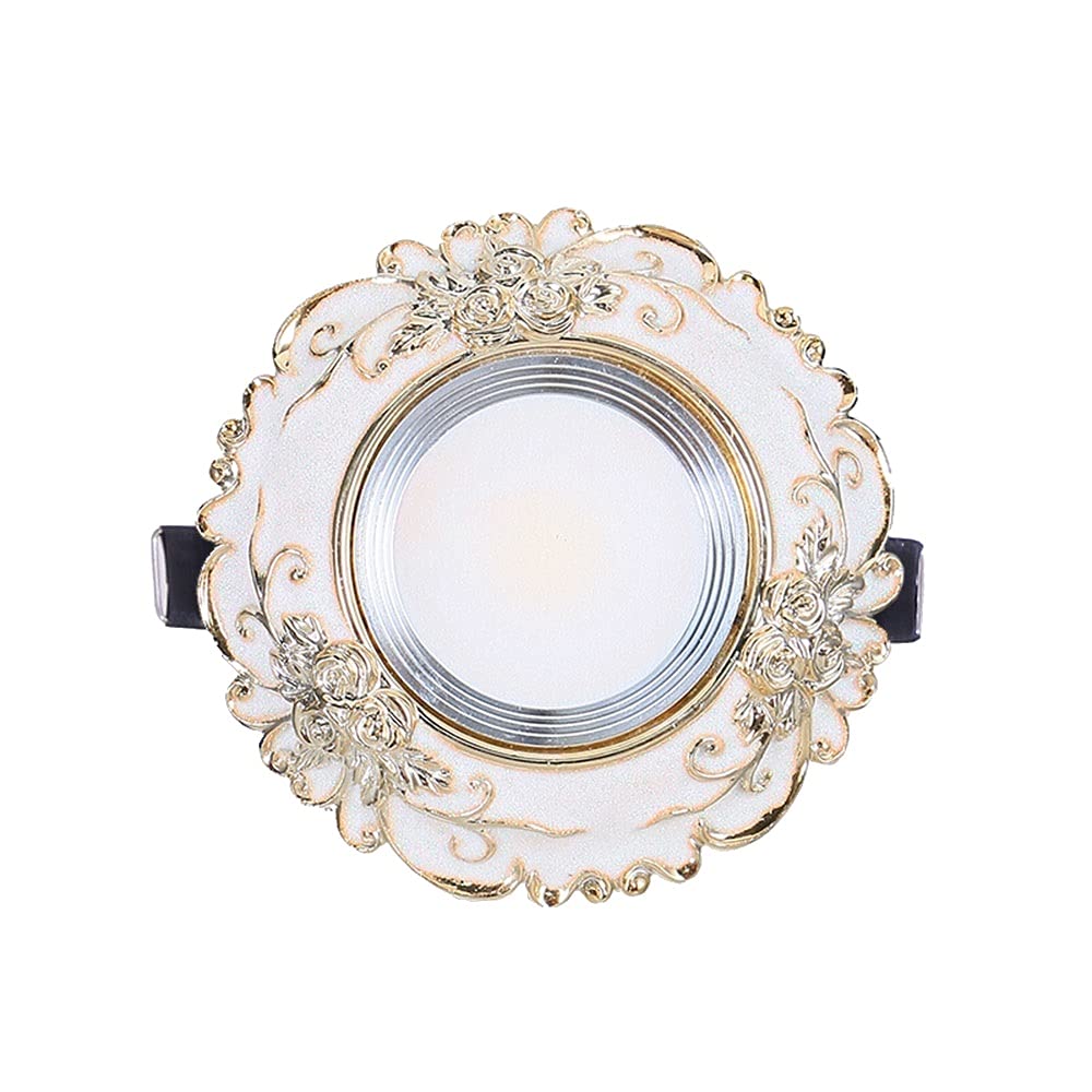 Spot LED encastré fleur CRI80 contre les ombres pour plafond de salon et allée