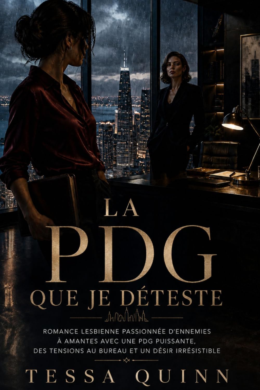 LA PDG QUE JE DÉTESTE: Romance lesbienne passionnée d’ennemies à amantes avec une PDG puissante, des tensions au bureau et un désir irrésistible
