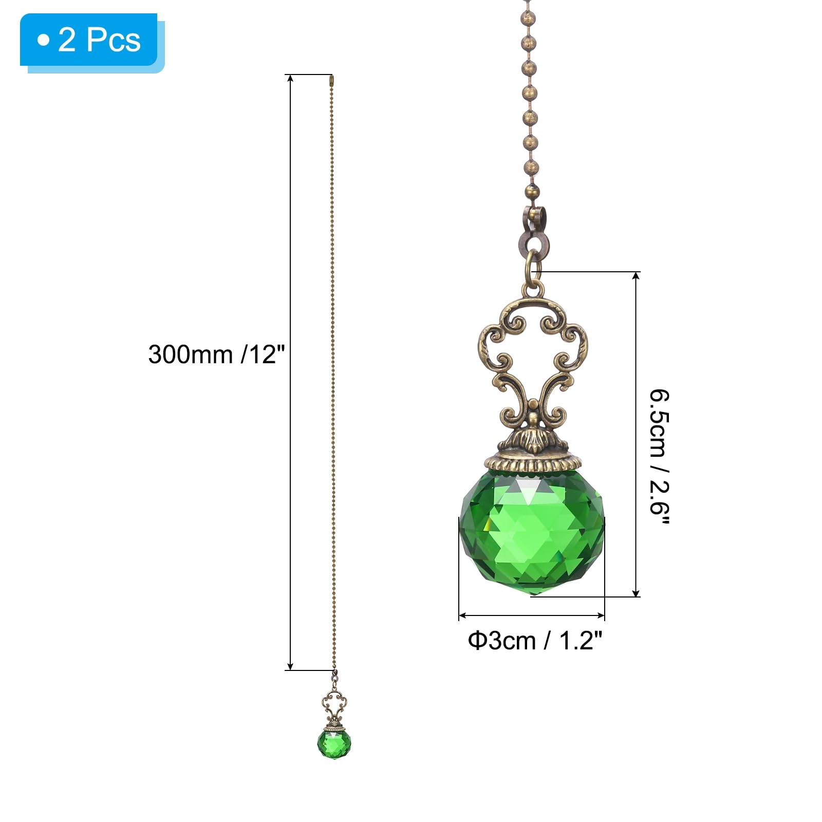 PATIKIL Ceiling Fan Pull Chain - Image 2