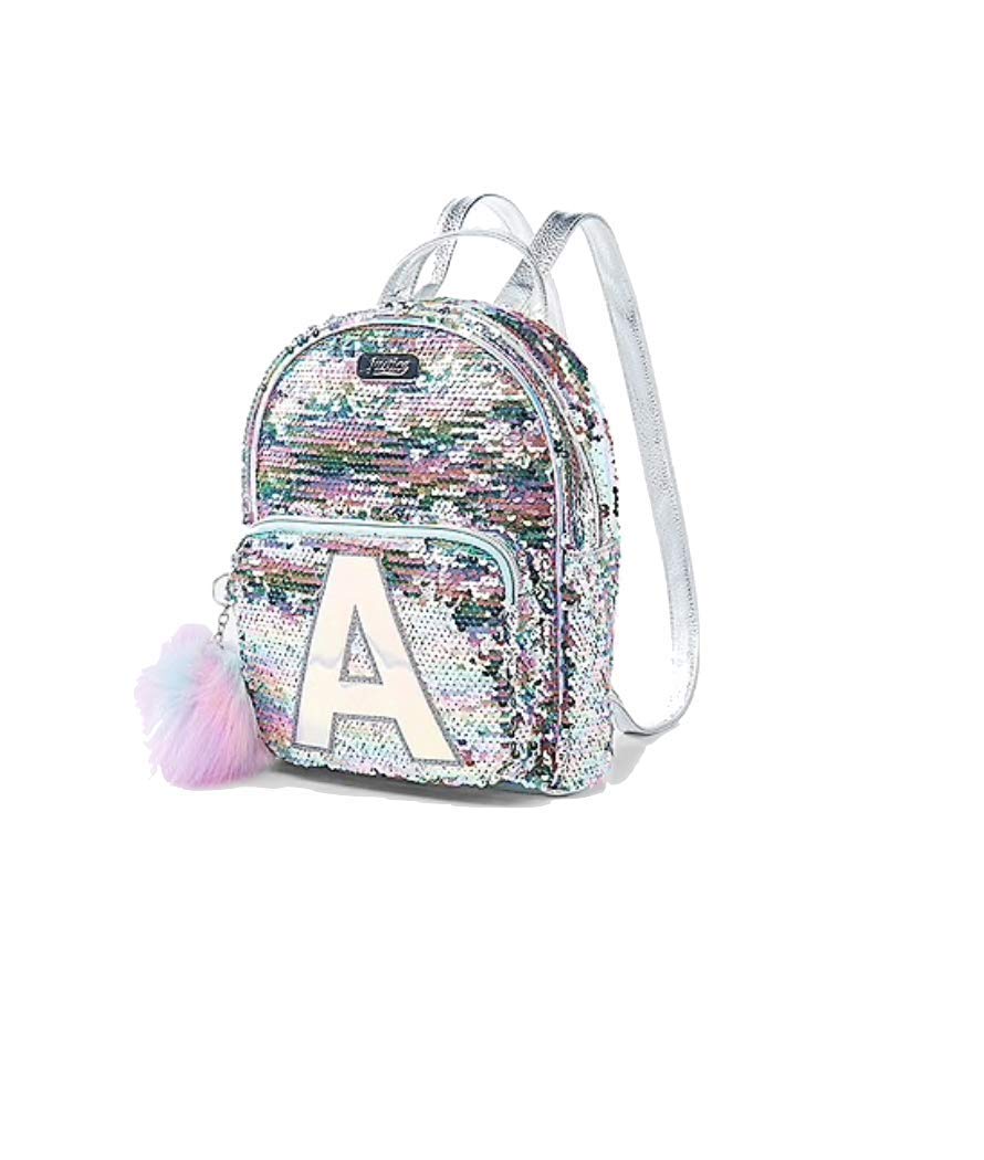 Pastel Flip Sequin Small Mini Backpack Initial Letter Desertcart - Main Image