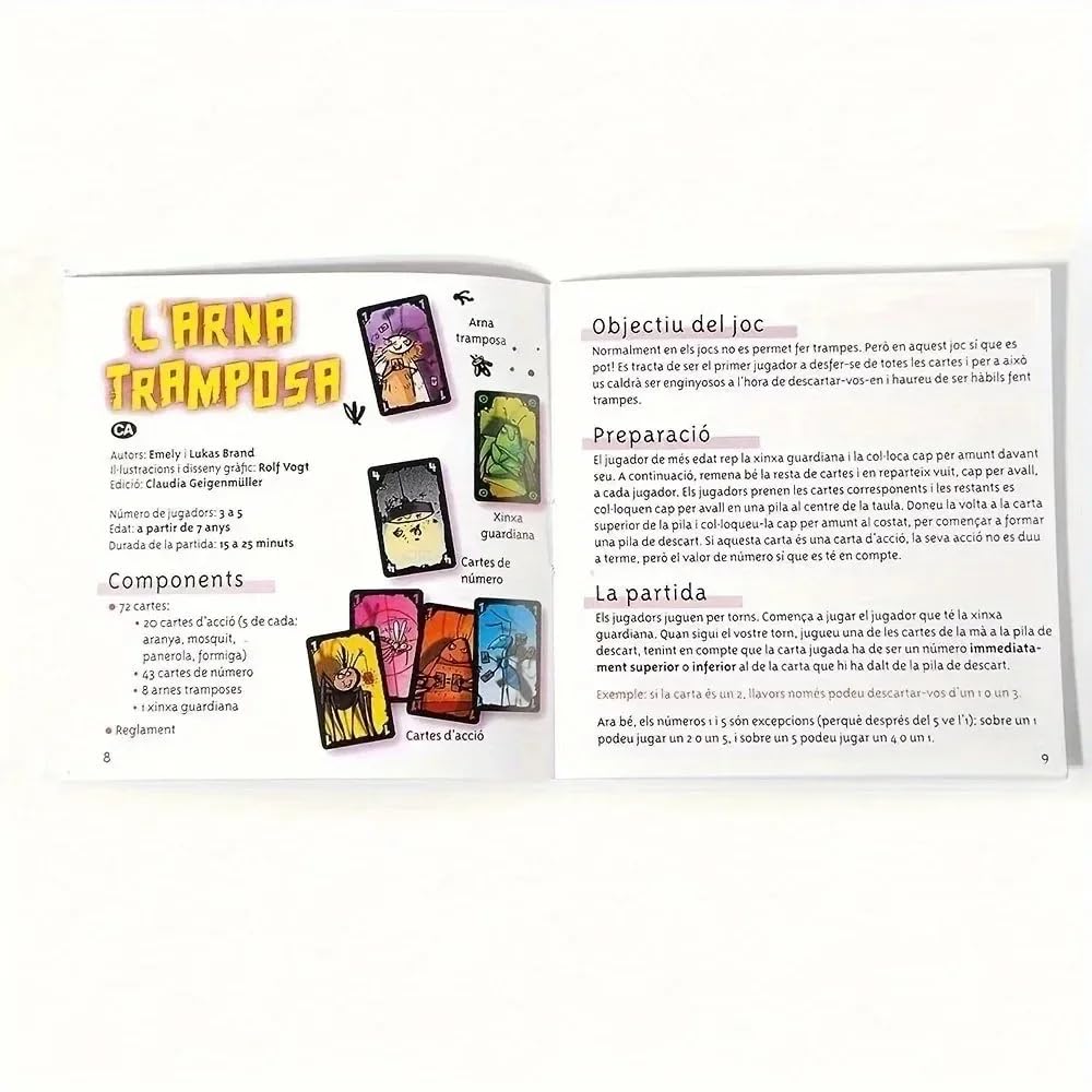 Polilla Tramposa, Juego de Cartas, Juego de Mesa para Niños, Party Game, Juego Rápido para Todas Las Edades y Fiestas - 4