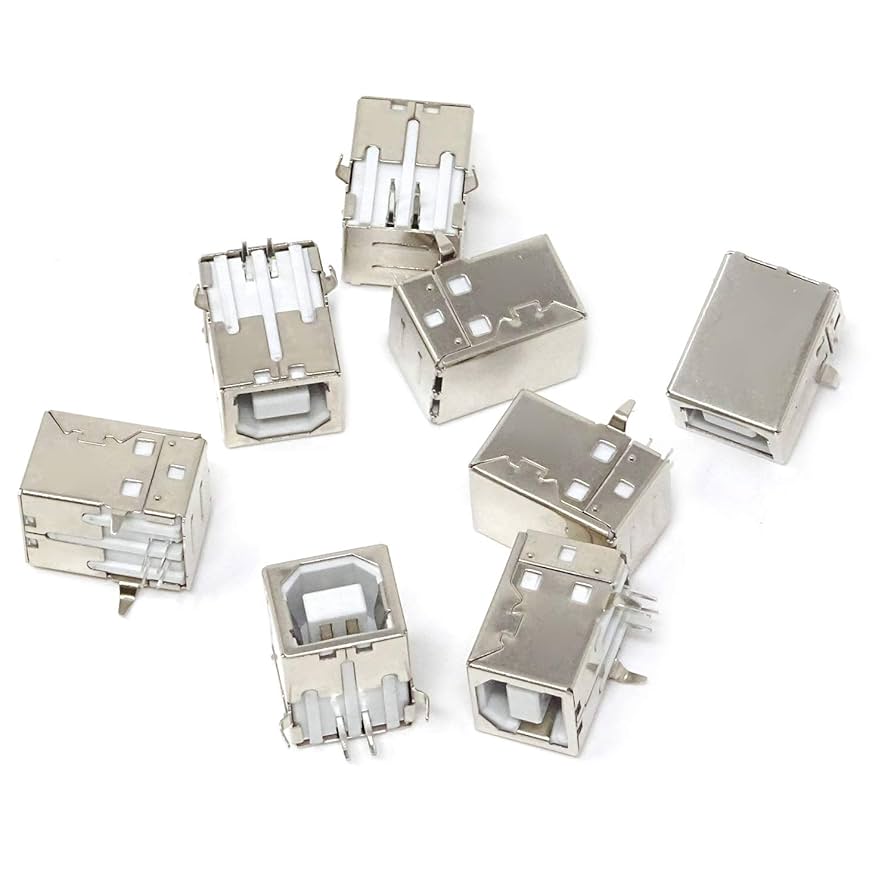 lady　0331 Honbay 20PCS USB 2.0 Type B Female Socket Connector Jack