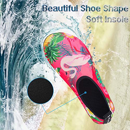 Image of YALOX Water Shoes Women's Men's Outdoor Beach Swimming Aqua Socks Quick-Dry Barefoot Shoes Surfing Yoga Pool Exercise