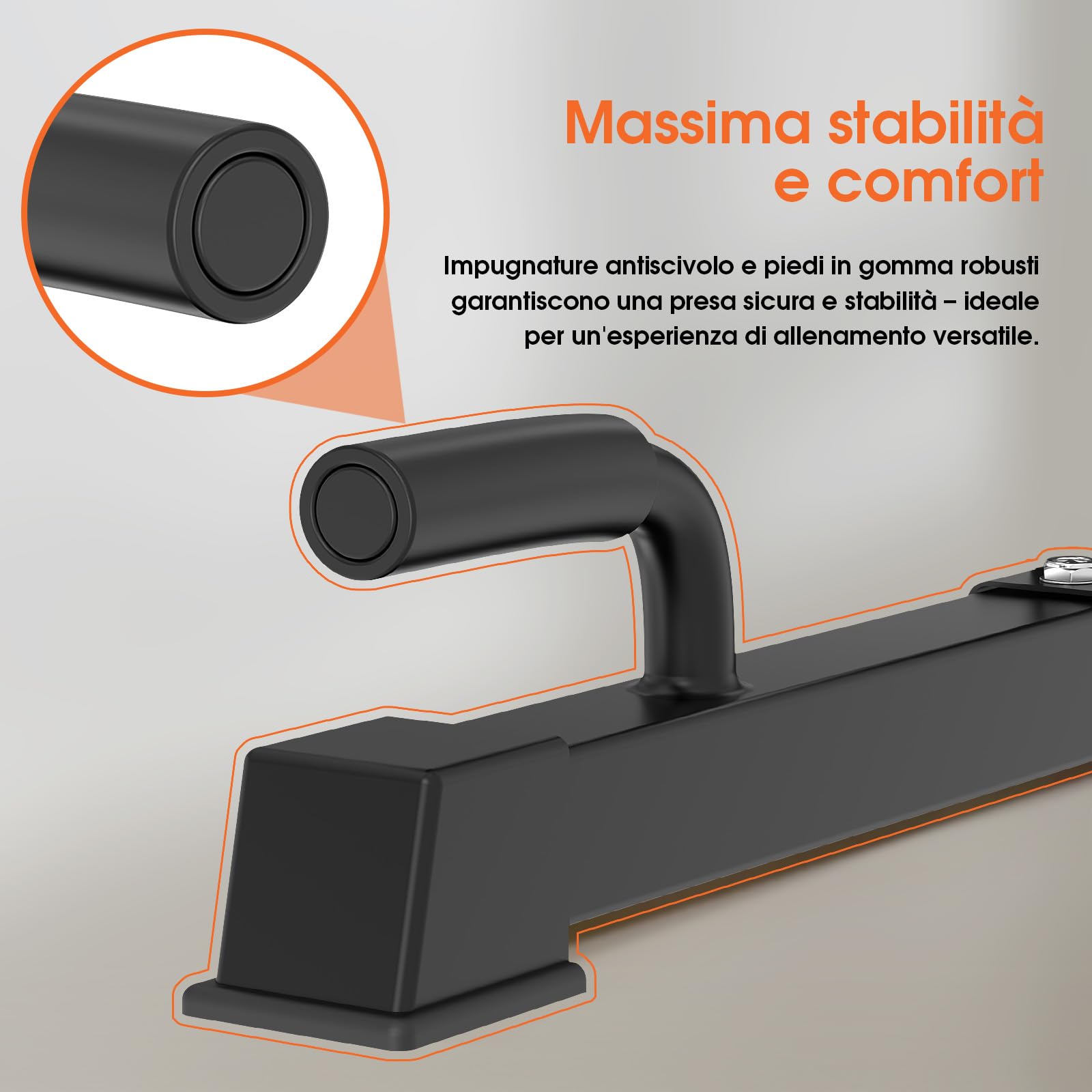 DH FitLife - Dip Parallele Calisthenics Robuste, Stabili e Versatili per Allenamento a Casa | Dip Station Regolabile in 9 Altezze (100-130 cm), Ideale per Parallele Dip, Push Up e Sviluppo Forza