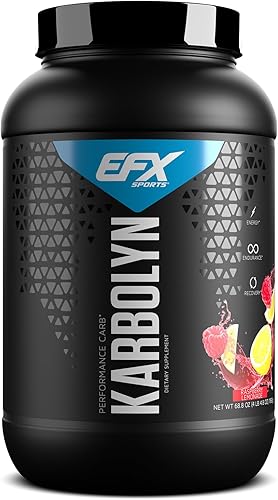 EFX Sports Karbolyn Fuel Polvo de carbohidratos de absorción rápida Carga de carbohidratos, energía sostenida, recuperación rápida Sin