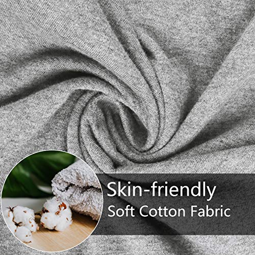 Hawiton Women Active Pants Drawstring Yoga Jogger Workout Sportwear Sweatpants with Pockets (All-Light Grey, L)