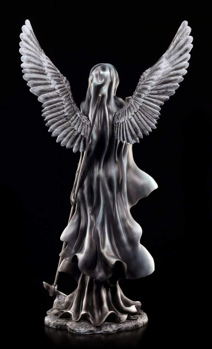 Figuren Shop GmbH Dark Angel Personaggio Gotico - Angelo Della Morte Scythia con Sense - Racheengel