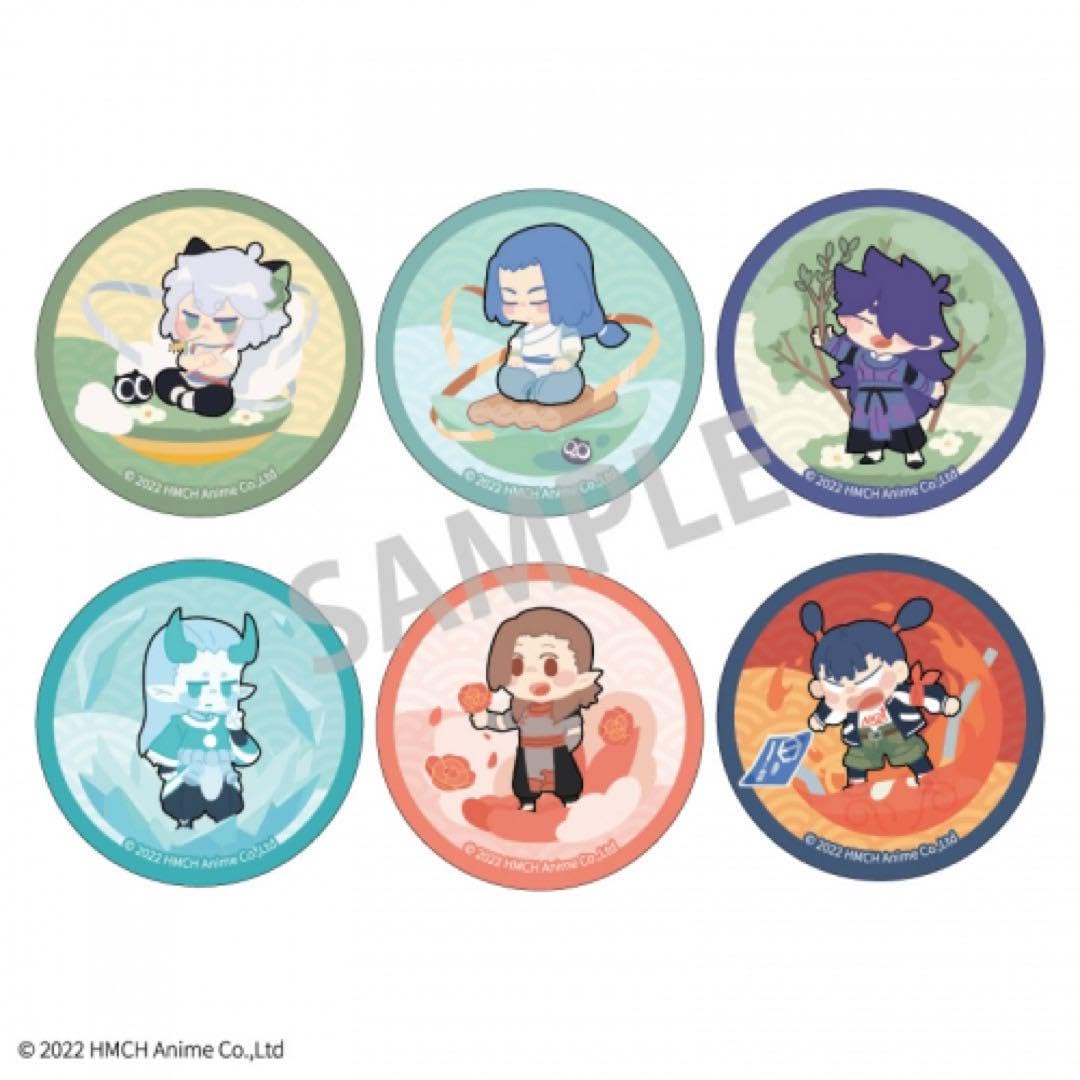 羅生黒戦記 トレーディングホログラム缶バッジ コンプセット Amazon.co.jp: 全6種セット ×4箱 羅小黒戦記 トレーディング