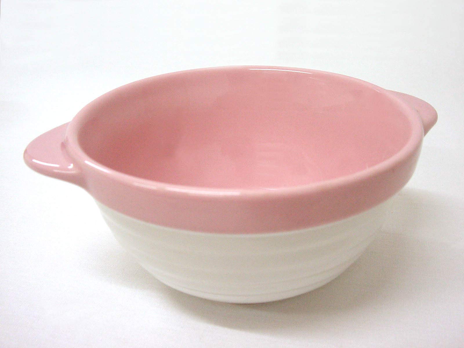 Desconocido Fondue Porcelana Chocolate Queso Carne Base 4 Cuencos Redonda Rosa 400ML + 70ML