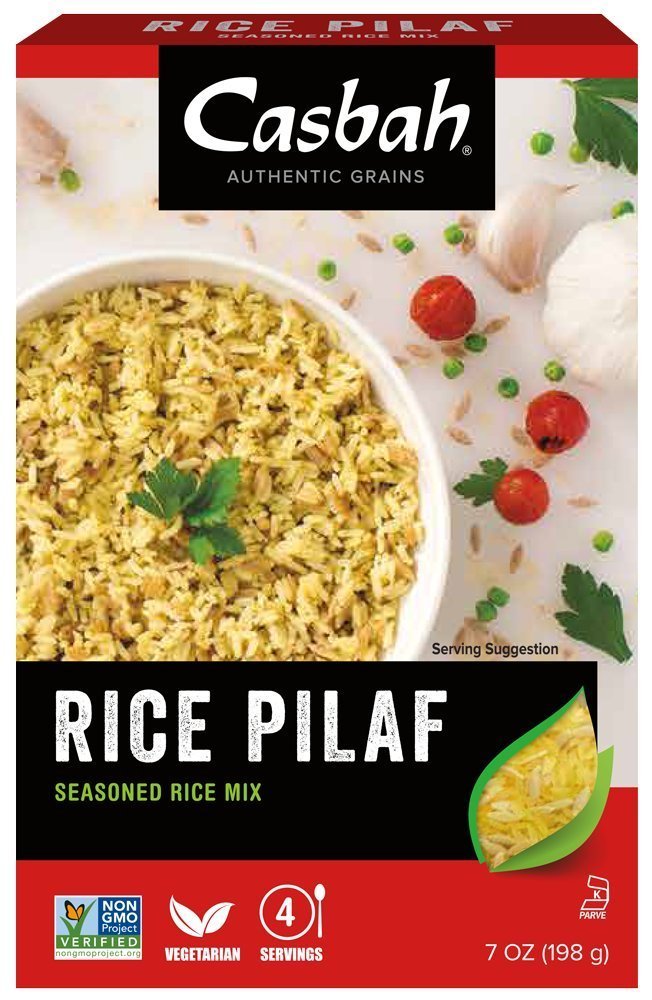 Casbah Authentic Grains, Seasoned Rice Pilaf Mix, 7 Ounce