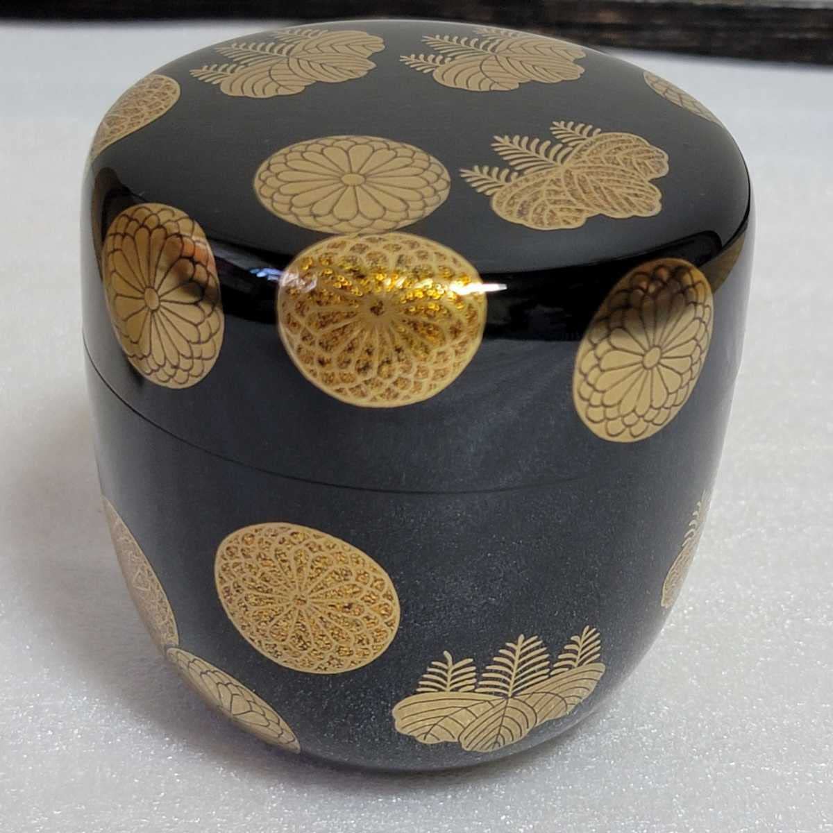 Amazon.co.jp: 輪島塗 若島孝雄 菊桐 棗 茶道具 : ホーム＆キッチン