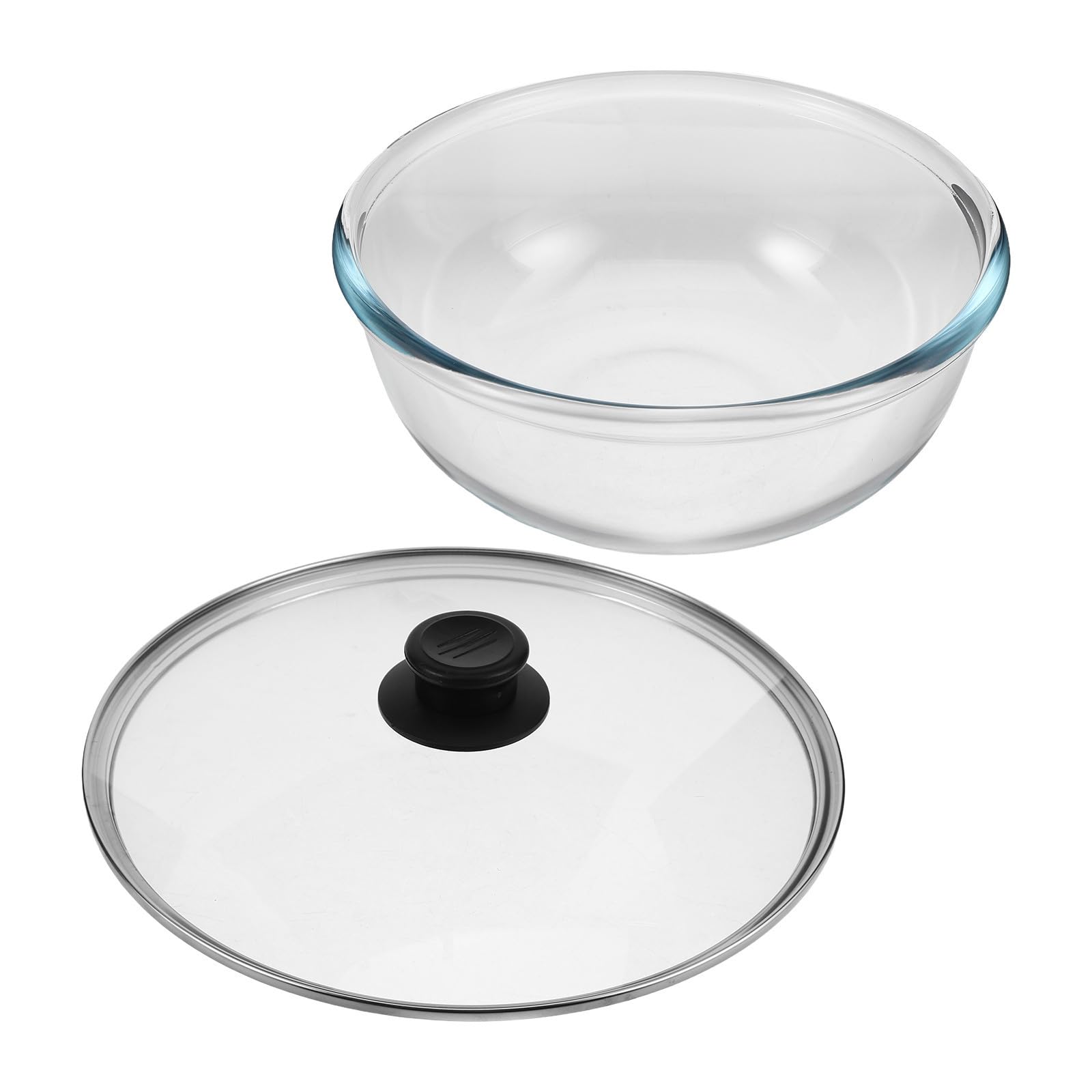 Multifunktionale Glasschüssel mit Deckel 5700ml Ofenfest und Vielseitig für Backen Zubereitung und Aufbewahrung in Küche und Beim Snack