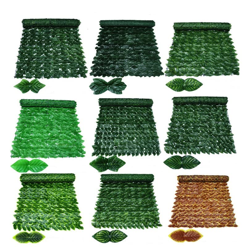 Künstlicher Laubzaun Panel Outdoor Hecke Garten Dekoration 1 Meter
