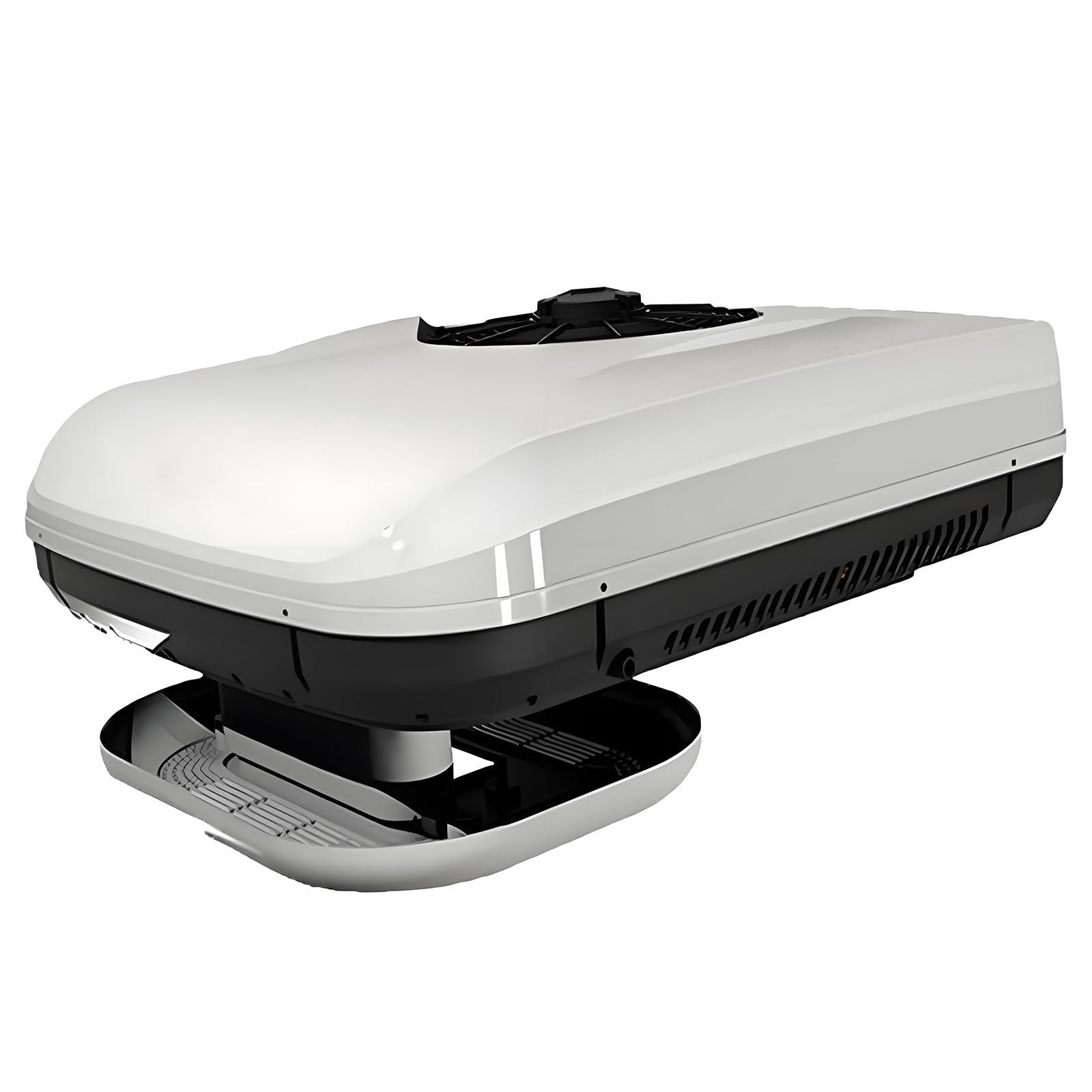 DzkZen 12V/24V Rooftop RV Air Conditioner, Top Mounted Parking Cool Air Conditioner for Truck, RV, Forklift, Construction Vehicle, Crane, Van 24V
