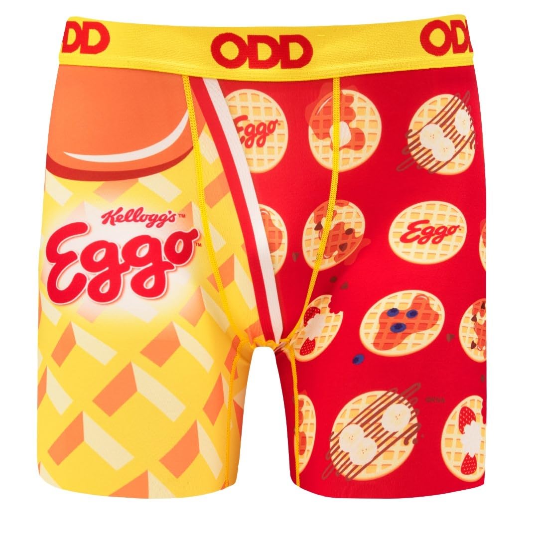 Odd Sox Eggo Pop-Tarts Mens Boxer Briefs Funny Novelty Print Underwear