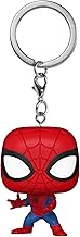Funko Pop! Keychain: Marvel NC - Spider-Man - Marvel Comics - Neuartiger Schlüsselanhänger - Vinyl-Minifigur Zum Sammeln - Strumpffüller - Geschenkidee - Offizielle Handelswaren - Minifigur