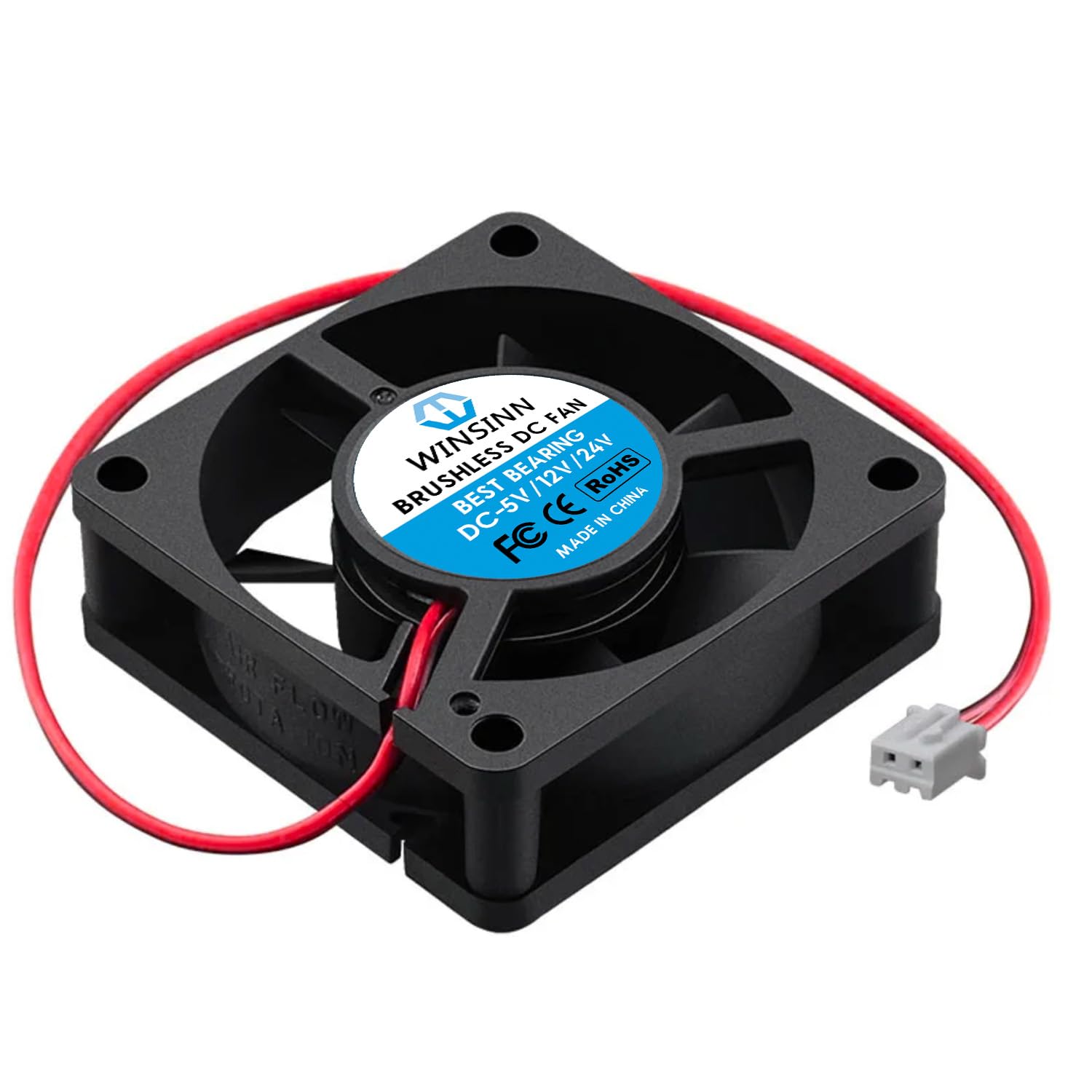 Amazon.com: WINSINN DC 60mm Fan 24V 6020 Dual Ball Bearing