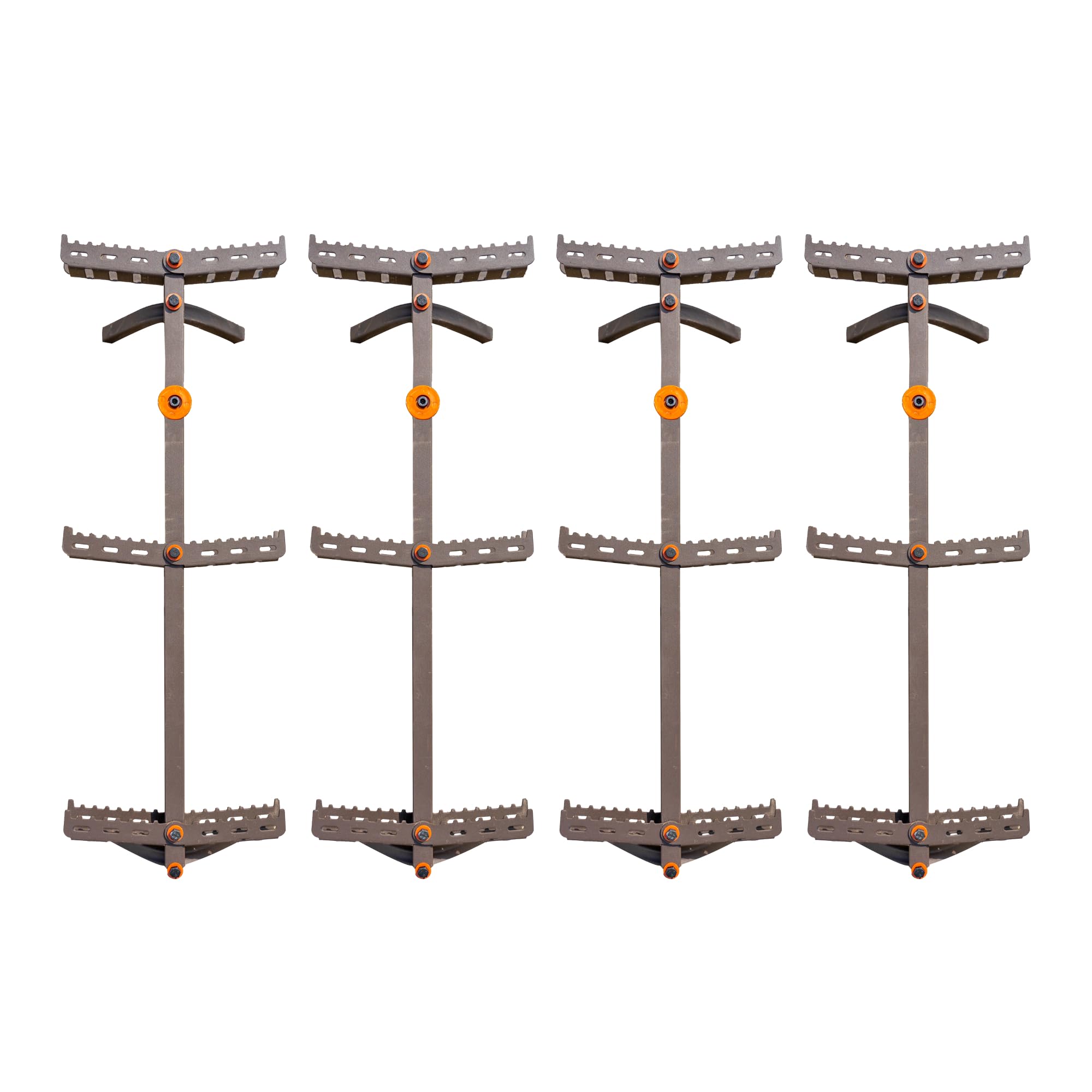 Rhino Treestands 31" Climbing Sticks with Fold Out Tread Steps for Easy Climbing (4-Pack), Grey