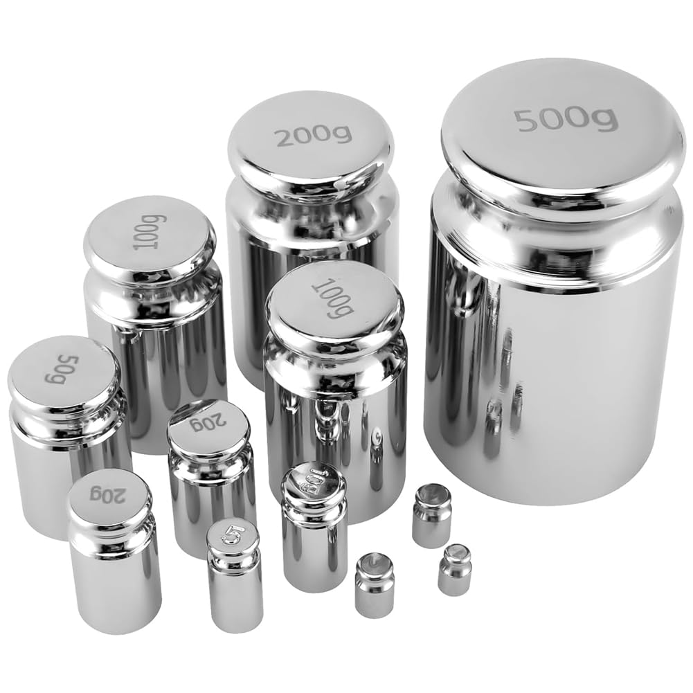 Stalowe obciążniki kalibracyjne, zestaw do kalibracji wagi z pudełkiem do przechowywania