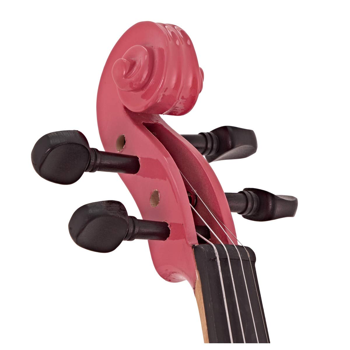 Violín de Estudiante 3/4 de Gear4music, Rosa | Para Principiantes de 9-12 Años, Maderas de Calidad, Clavijas Finas para una Afinación Rápida y Estable, Arco y Estuche
