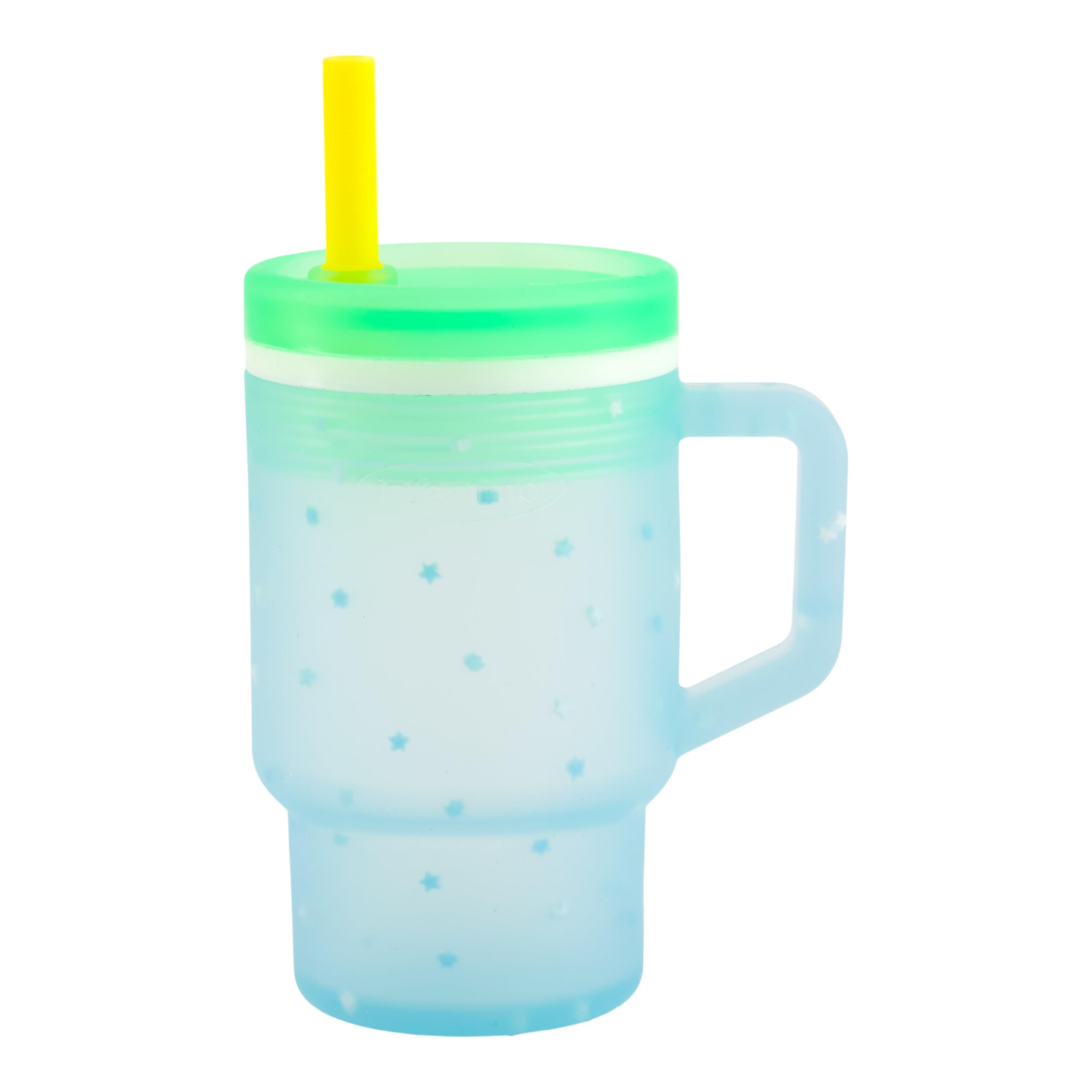 Infantino My 1st Tumbler 9 Oz Silicone Sippy Cup, Blue Stars — image 1