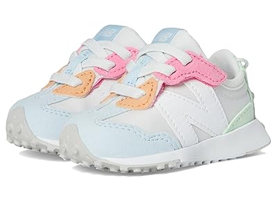 New Balance Kids 327 New-b Hook Loop (Infant/Toddler) Kids Shoes White/Reflection : 10 Toddler W, Textile