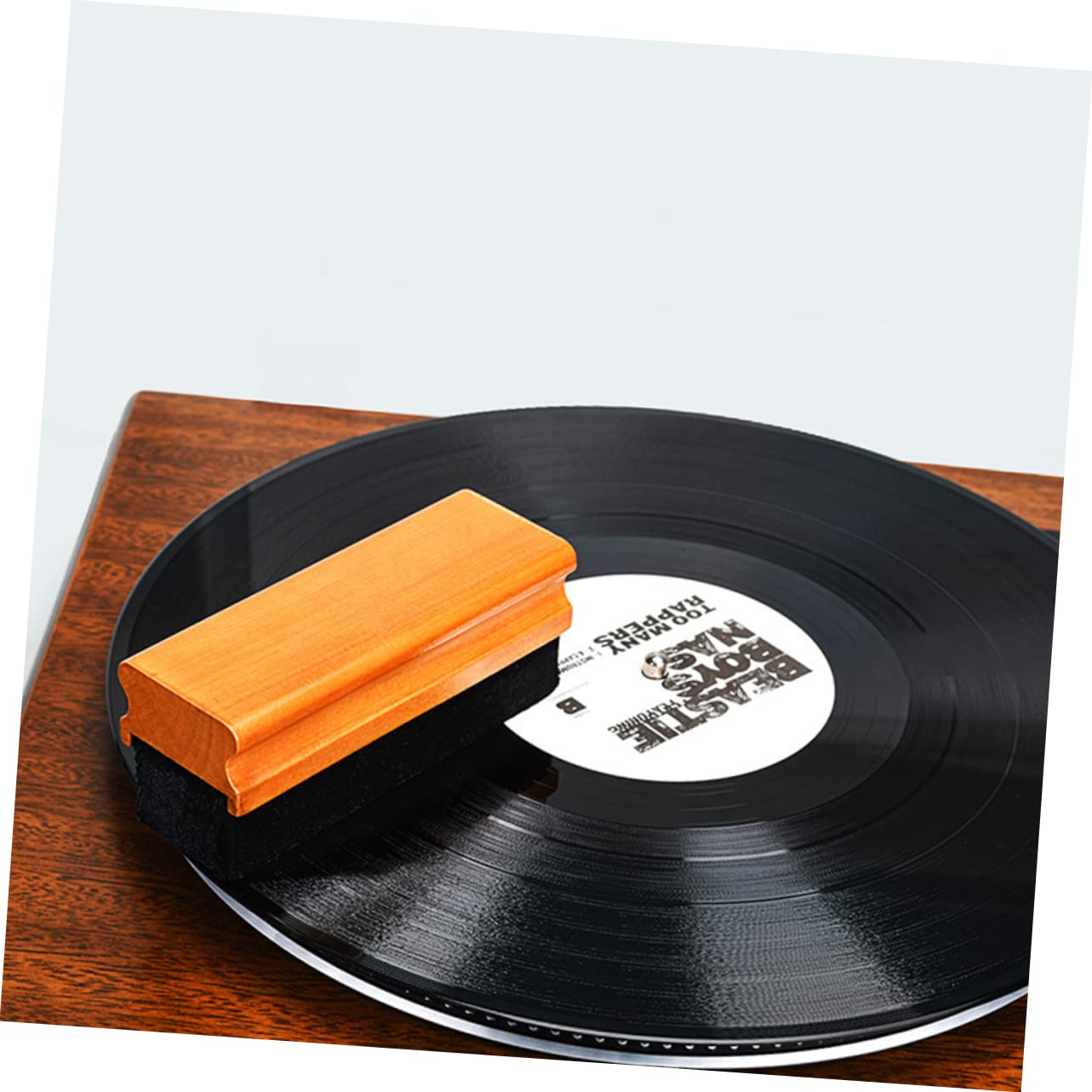 OSALADI 3pièces Brosse De Nettoyage Antistatique pour Vinyles Outil De Nettoyage pour Disques Et CD Préserve La Qualité Sonore Et Prolonge La Durée De Vie des Enregistrements