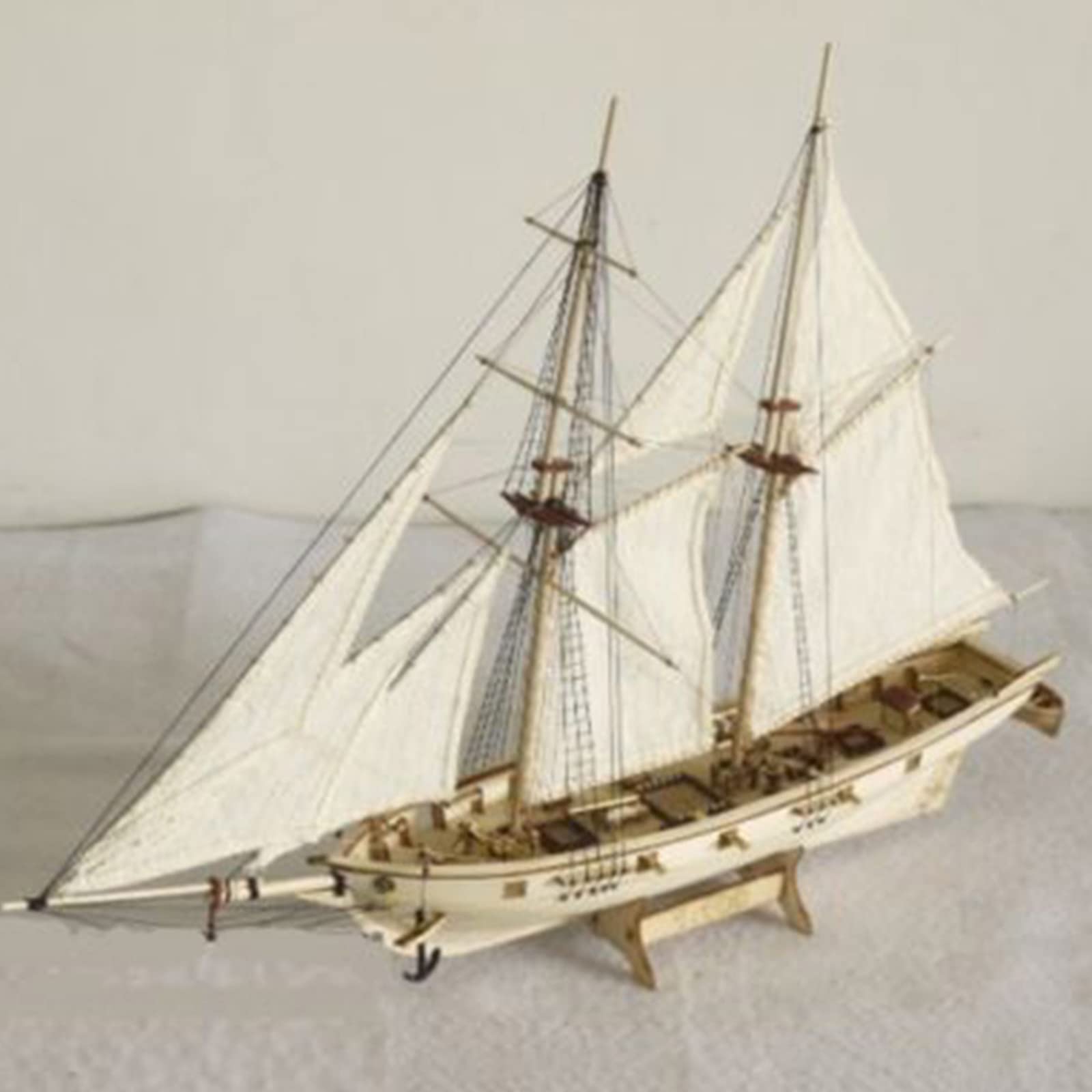 GTYLF Modello nave in legno Barca a vela Kit fai da te Giocattolo Abilità pratica Giocattolo educativo per adolescenti Regalo compleanno Kit modello nave da costruire per adulti Principiante da