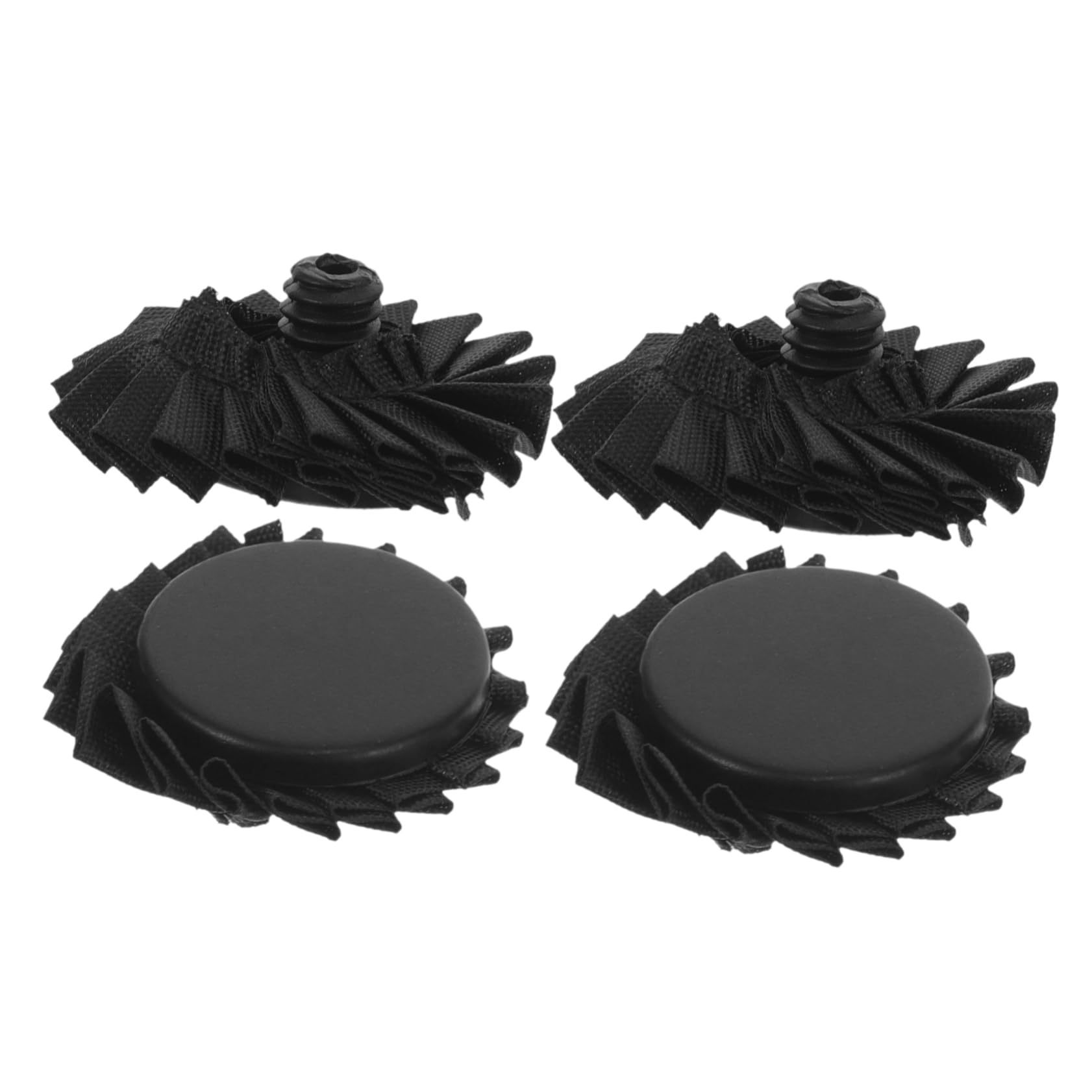 LIFKOME accesorios para paraguas tapas de paraguas tapas paraguas ultravioleta partes cubierta de la punta del paraguas tapas de paraguas de repuesto el plastico Black