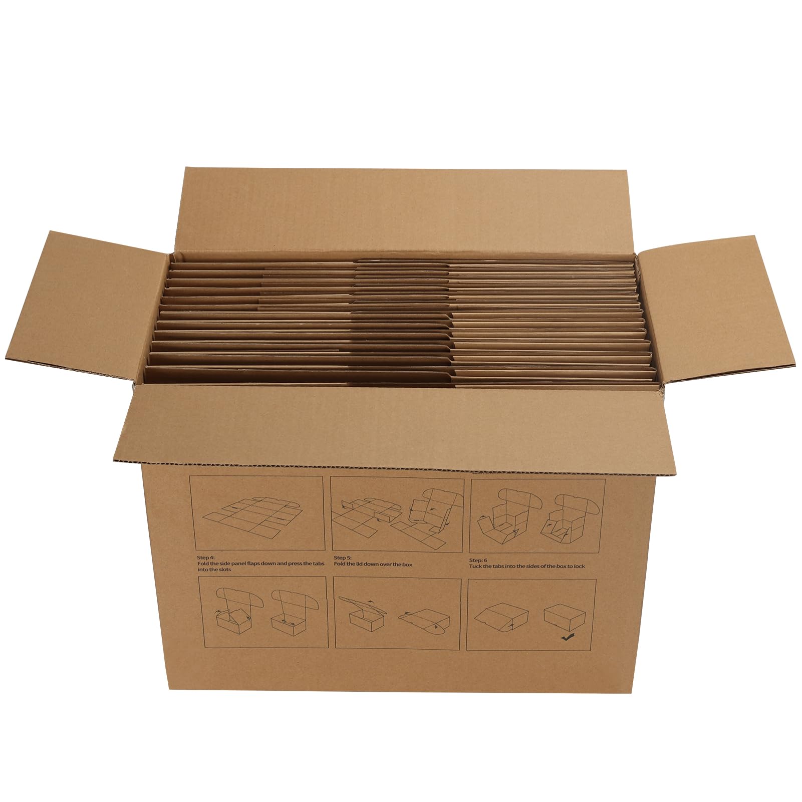 HORLIMER 15 Stück Braun Versandkarton Klein Karton Box, 30,5x22,9x15,3 cm Verpackungskartons aus Wellpappe für Warensendung, Geschenkbox, Faltkarton, Postkarton