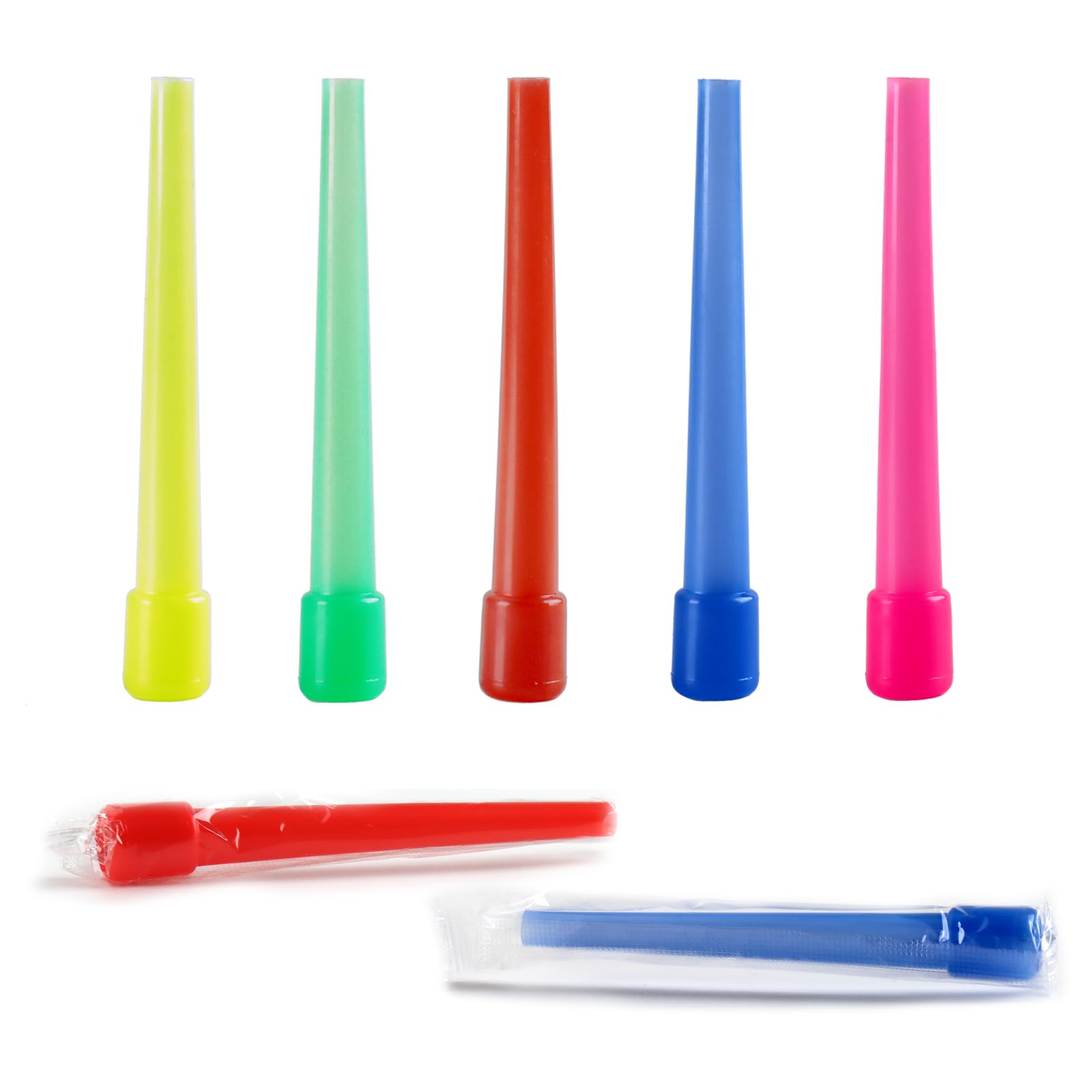 Hookah Tips Disposable Hookah Mouth Tips Individual Wrapped Mixed Colors 100